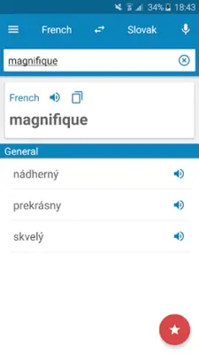 French-Slovak Dictionary android App screenshot 7